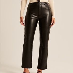Abercombie leather pants